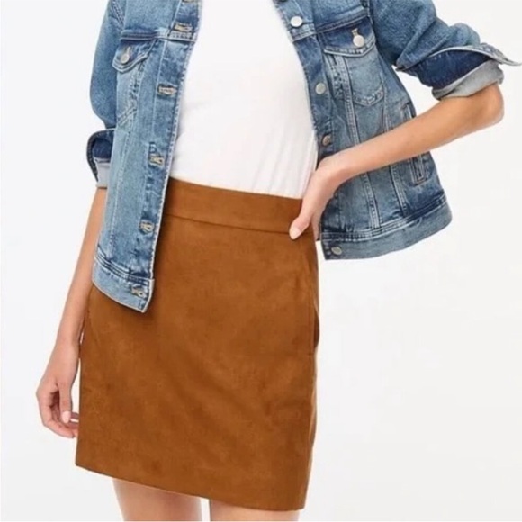 J. Crew Dresses & Skirts - J.Crew Faux Suede Mini Skirt